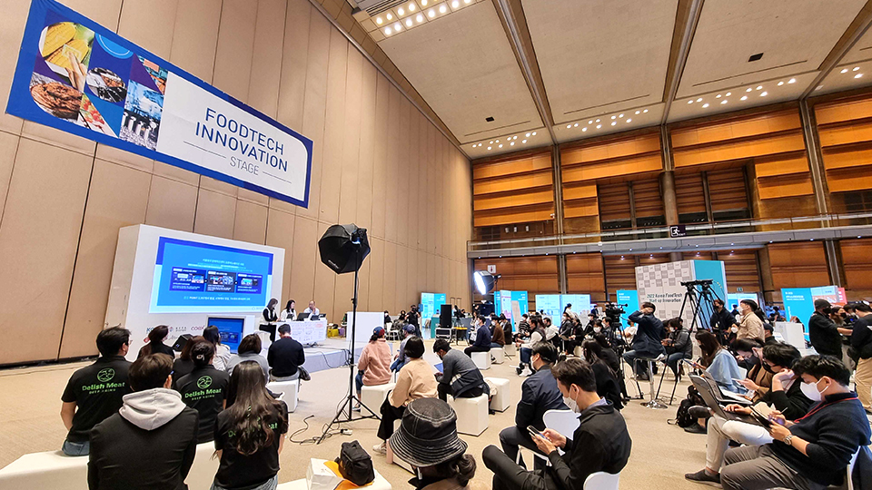 2022 코리아 푸드테크산업전 용스네쇼 현장